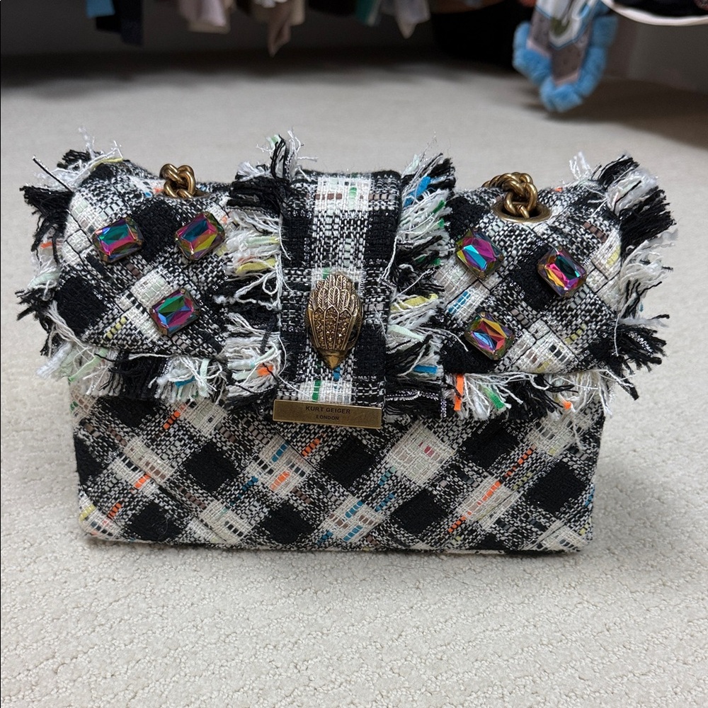 Kurt Geiger Kensington Tweed Bag